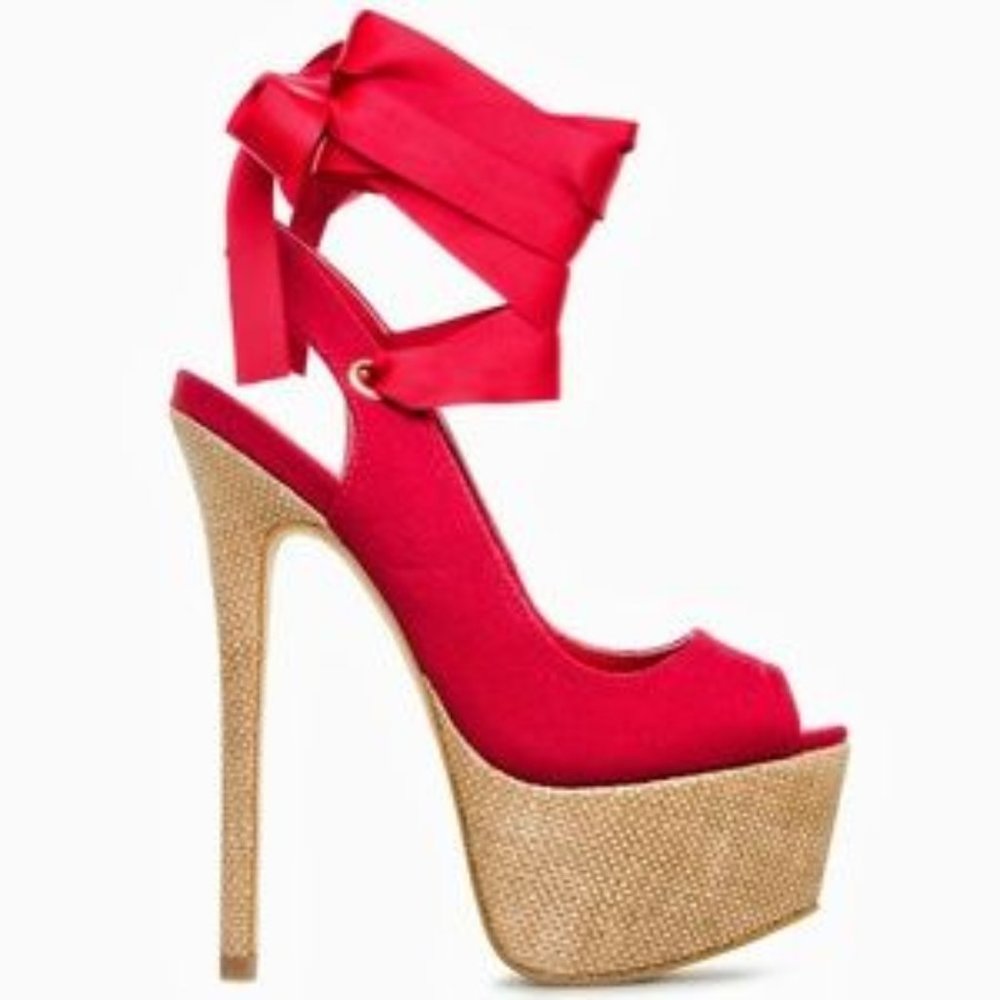 SHOEDAZZLE PENNY HEELS Never Worn Size 7/37.5
